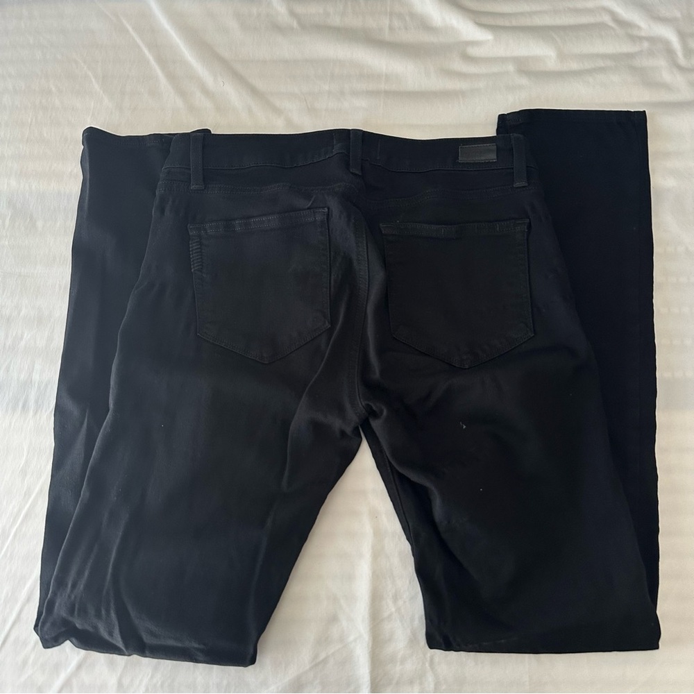 Women’s Paige Skyline Skinny Black Jeans - size 28
